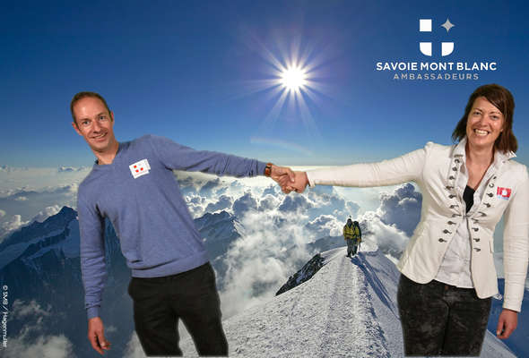  © photo call des Ambassadeurs Savoie Mont Blanc lors de la soirée des  10 ans de  Savoie Mont Blanc / Photopro Event  A. Dujardin